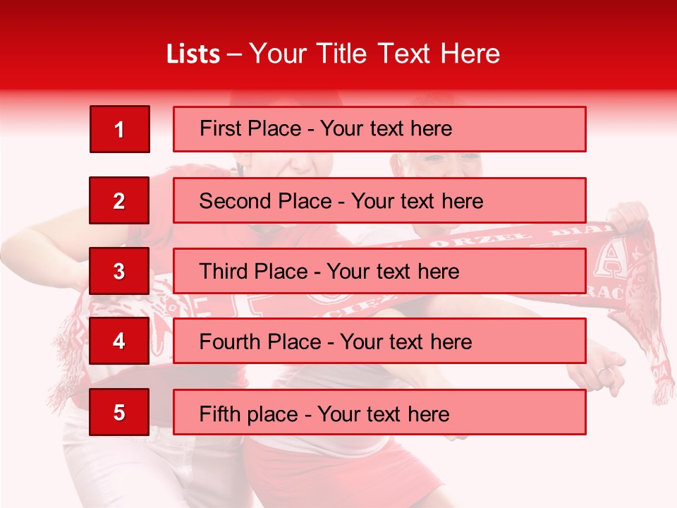 Patriotism Women Flag PowerPoint Template