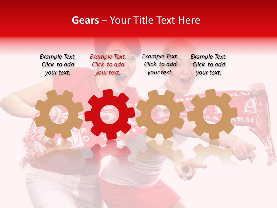 Patriotism Women Flag PowerPoint Template