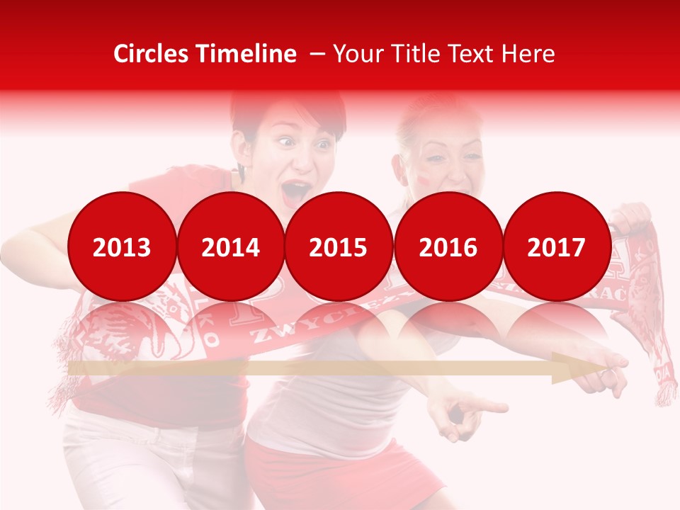 Patriotism Women Flag PowerPoint Template