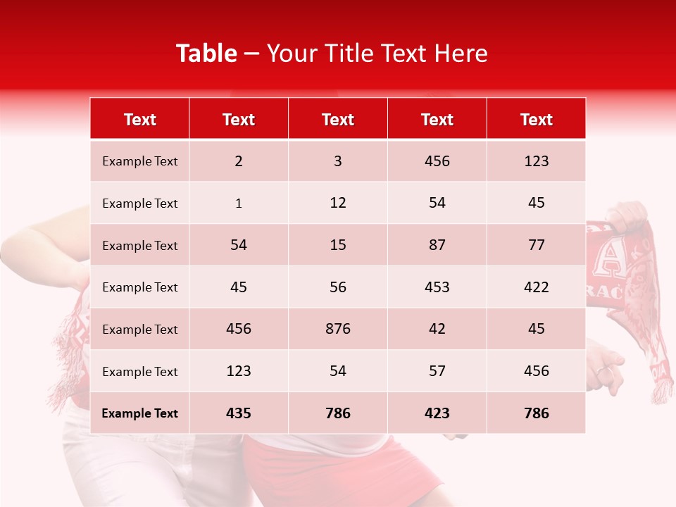 Patriotism Women Flag PowerPoint Template