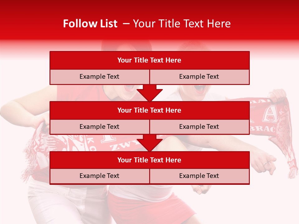 Patriotism Women Flag PowerPoint Template