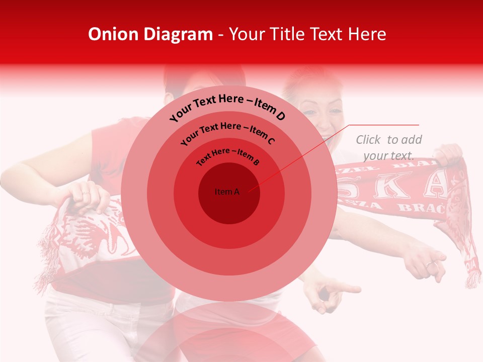 Patriotism Women Flag PowerPoint Template