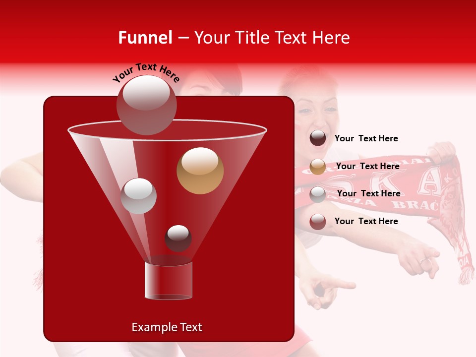 Patriotism Women Flag PowerPoint Template