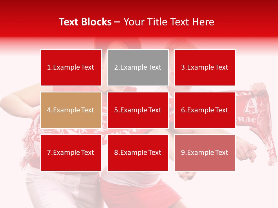 Patriotism Women Flag PowerPoint Template