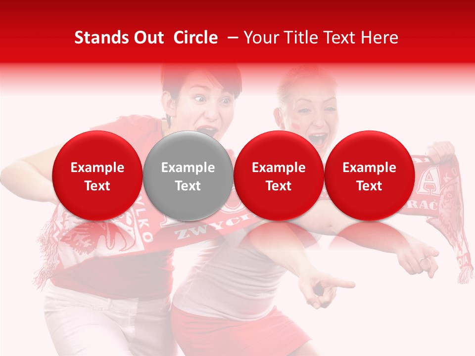 Patriotism Women Flag PowerPoint Template