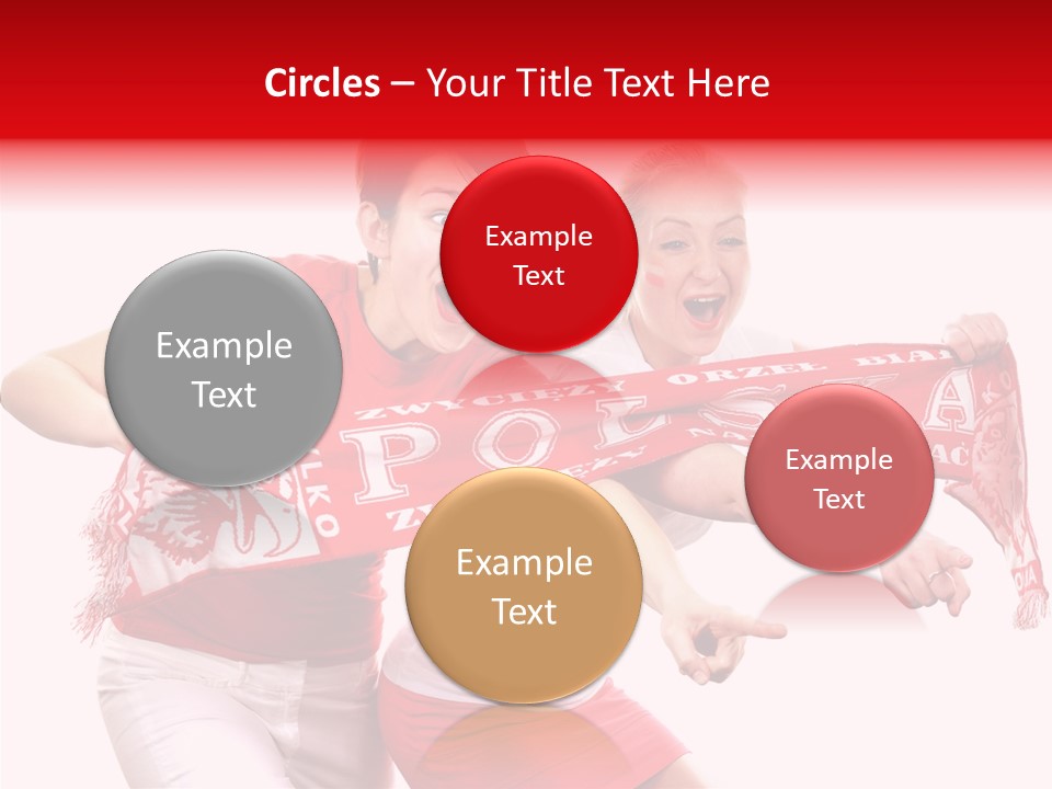 Patriotism Women Flag PowerPoint Template