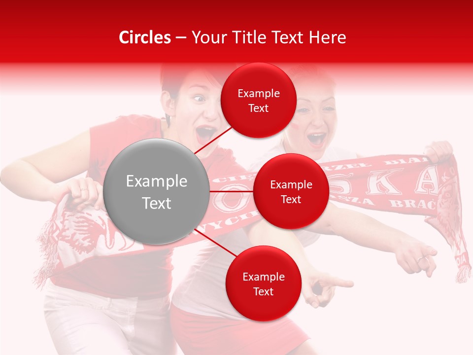 Patriotism Women Flag PowerPoint Template