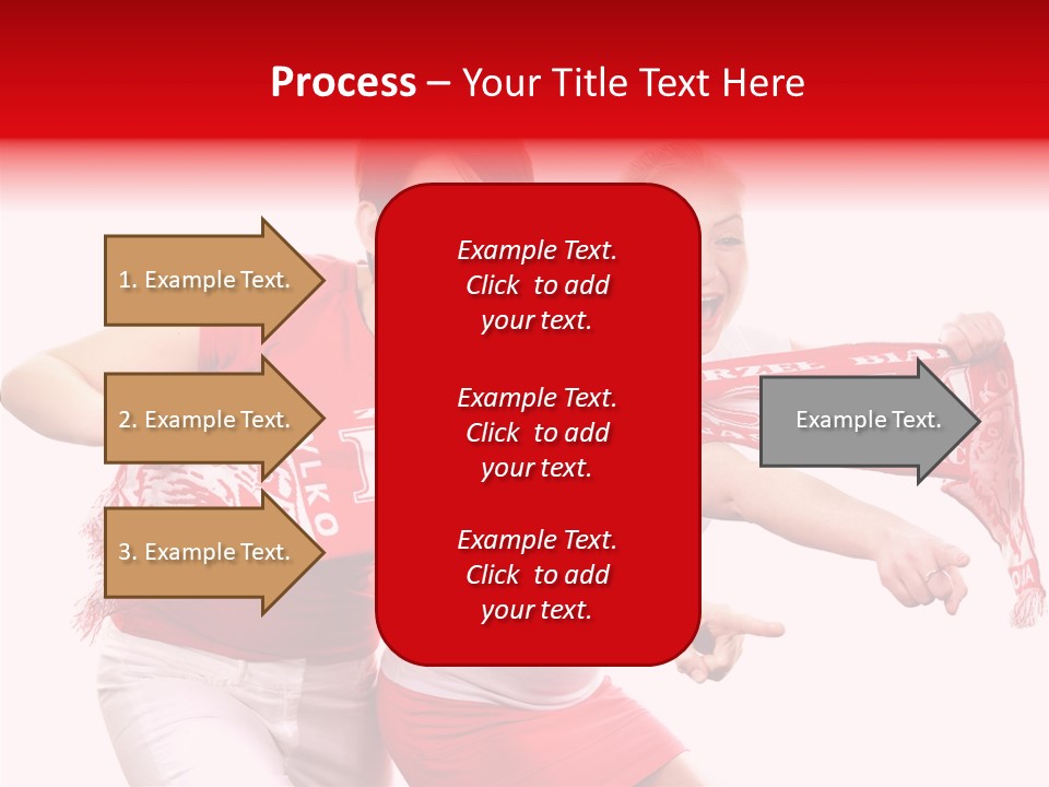 Patriotism Women Flag PowerPoint Template