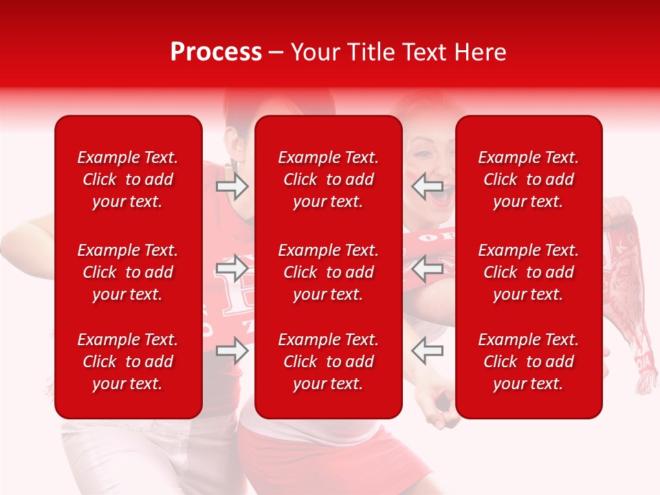Patriotism Women Flag PowerPoint Template