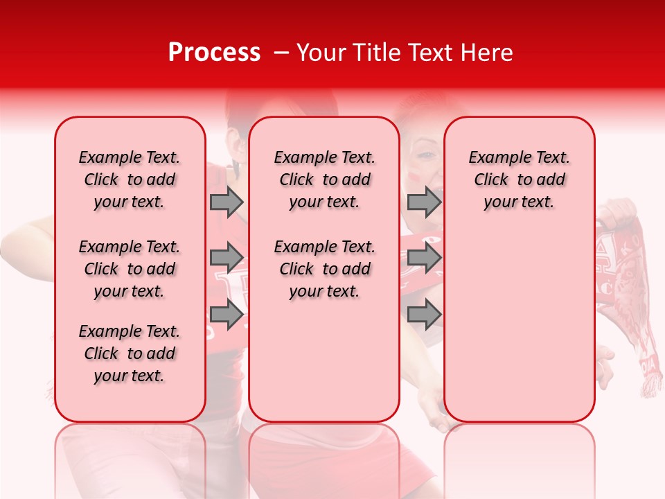 Patriotism Women Flag PowerPoint Template