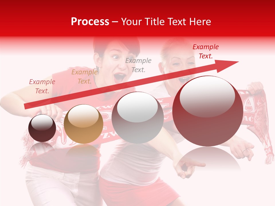 Patriotism Women Flag PowerPoint Template