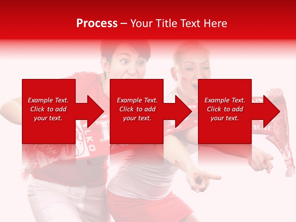 Patriotism Women Flag PowerPoint Template