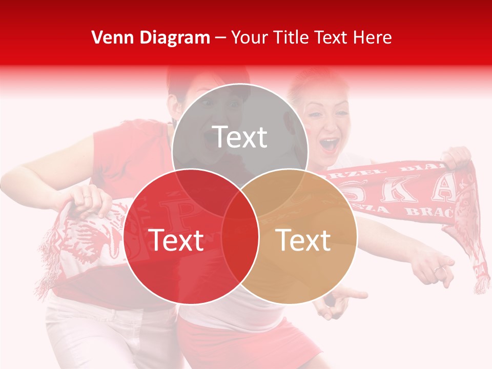 Patriotism Women Flag PowerPoint Template