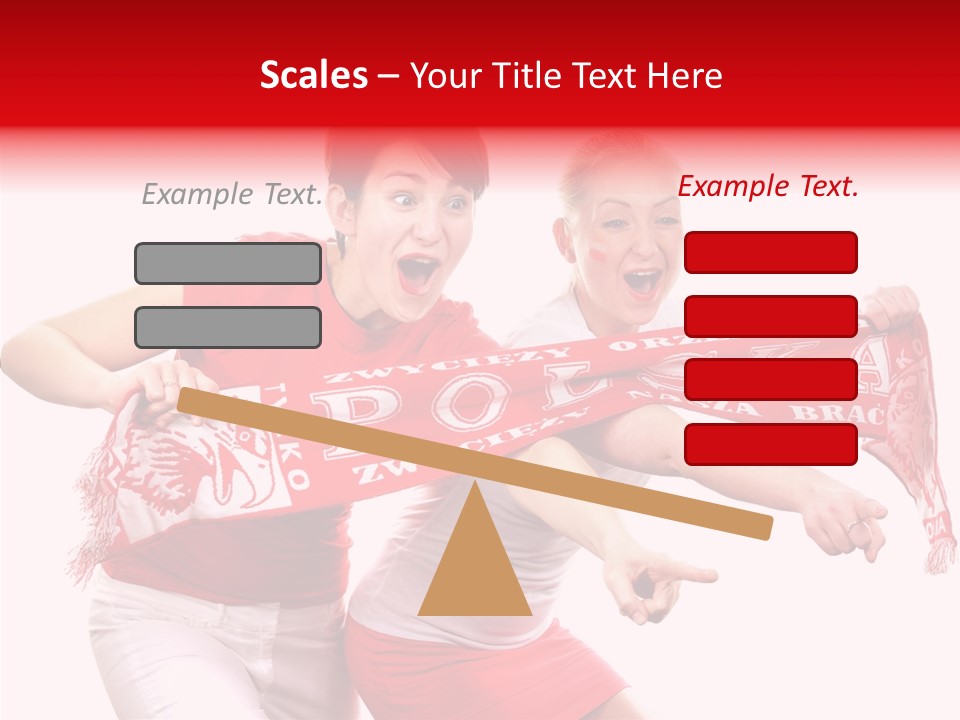 Patriotism Women Flag PowerPoint Template