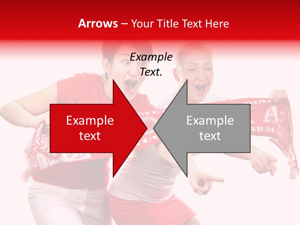 Patriotism Women Flag PowerPoint Template