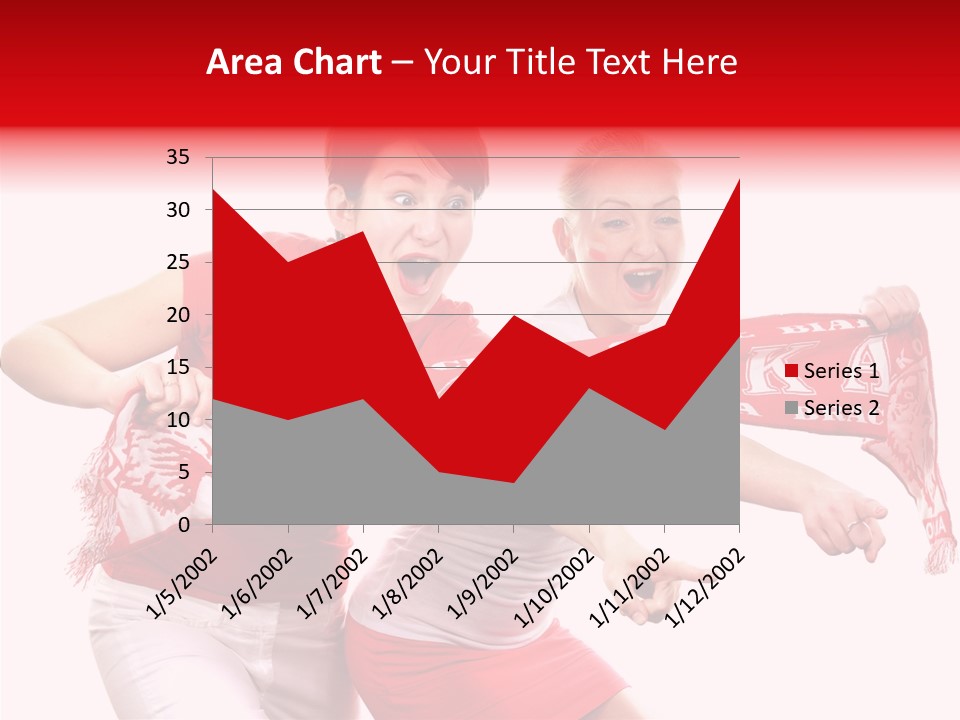 Patriotism Women Flag PowerPoint Template