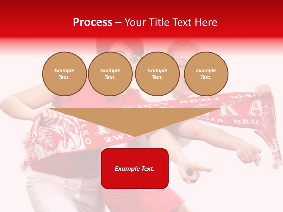 Patriotism Women Flag PowerPoint Template