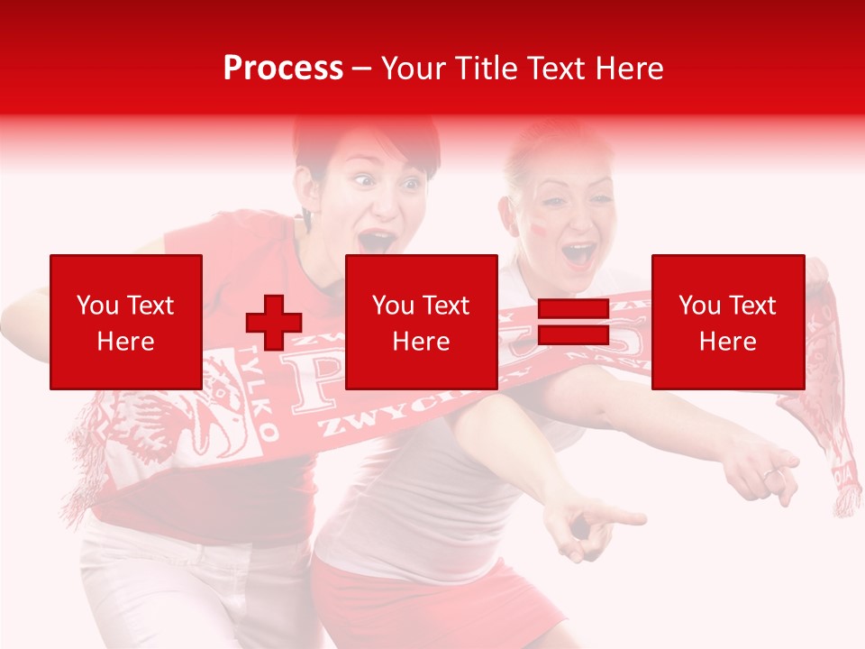 Patriotism Women Flag PowerPoint Template