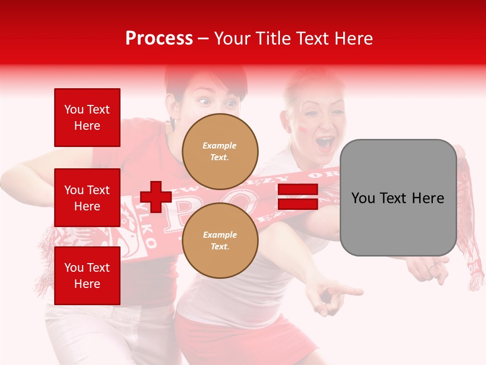 Patriotism Women Flag PowerPoint Template