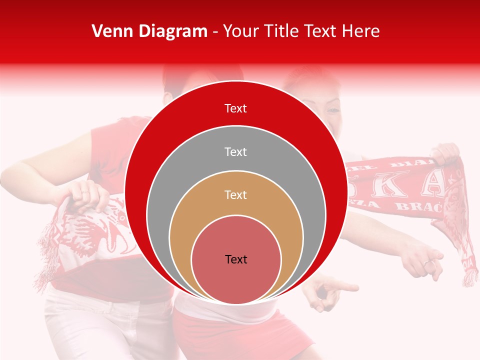 Patriotism Women Flag PowerPoint Template