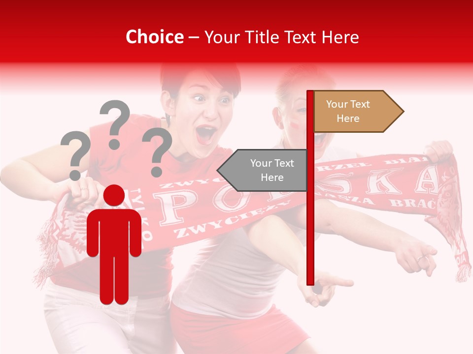 Patriotism Women Flag PowerPoint Template