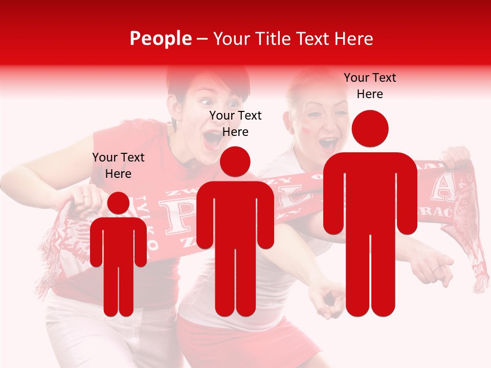 Patriotism Women Flag PowerPoint Template