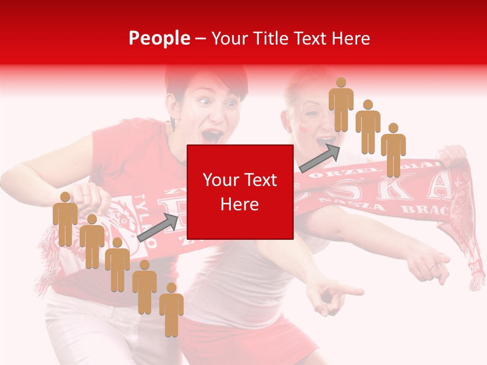 Patriotism Women Flag PowerPoint Template