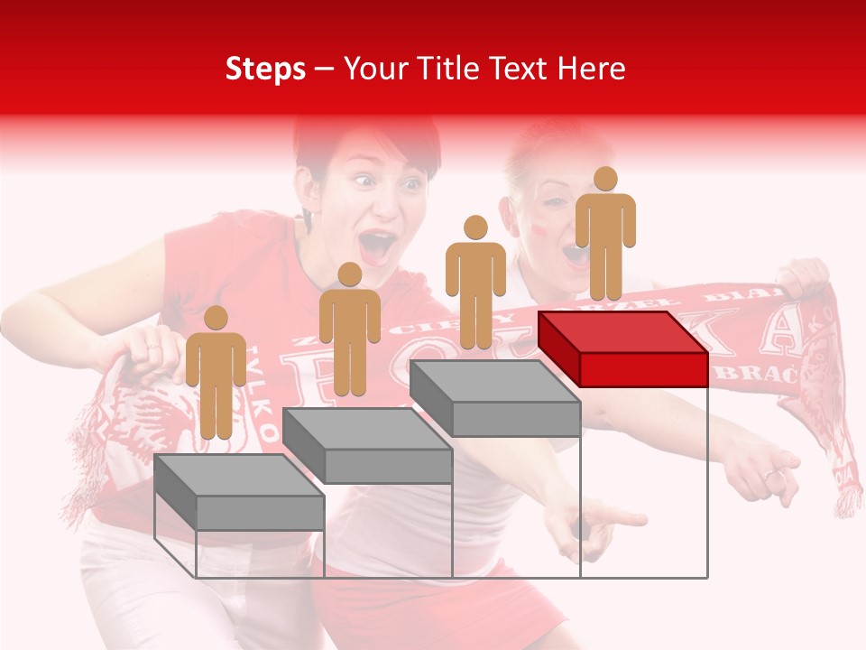 Patriotism Women Flag PowerPoint Template