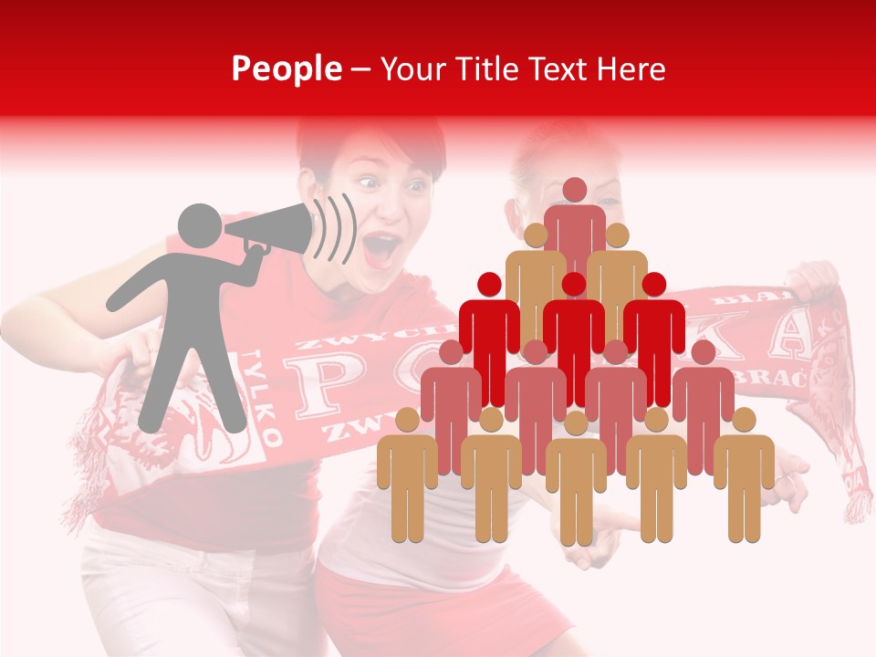 Patriotism Women Flag PowerPoint Template