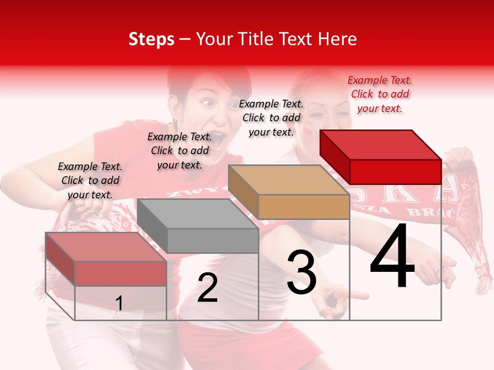 Patriotism Women Flag PowerPoint Template