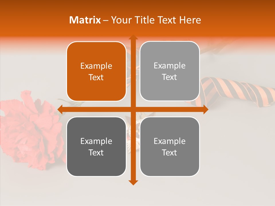 Award History Ribbon PowerPoint Template