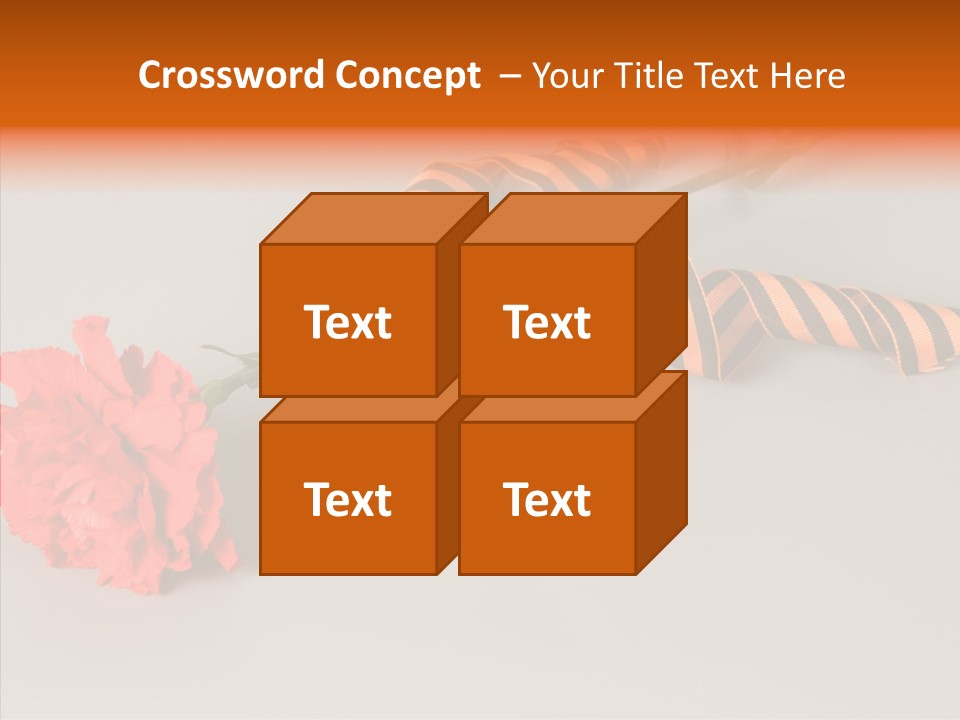 Award History Ribbon PowerPoint Template