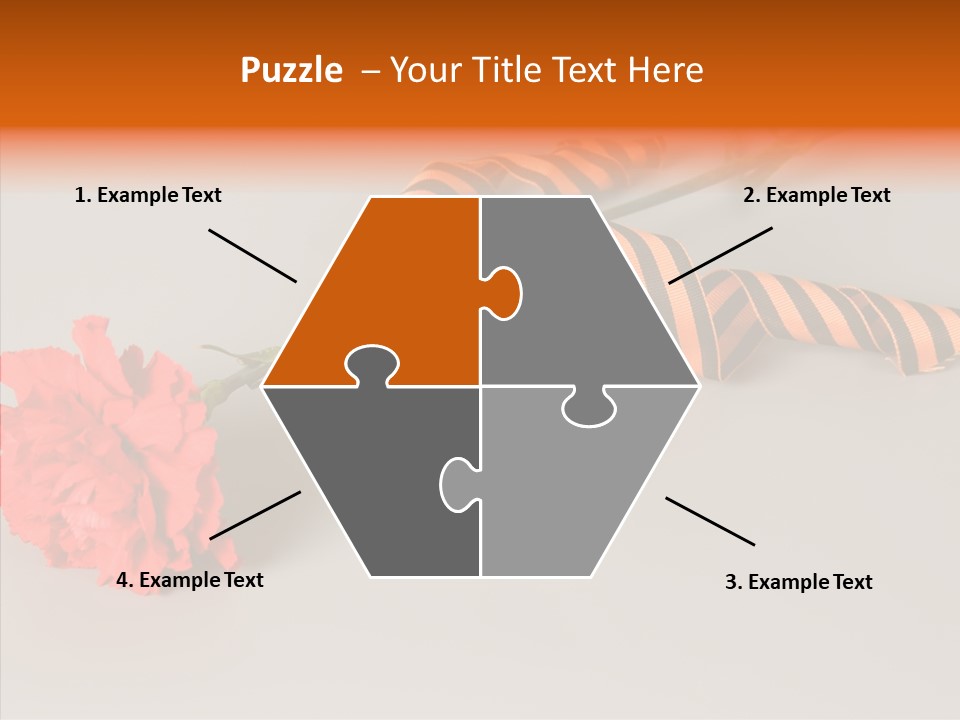 Award History Ribbon PowerPoint Template