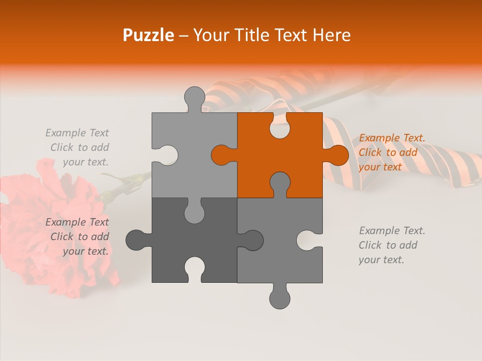 Award History Ribbon PowerPoint Template