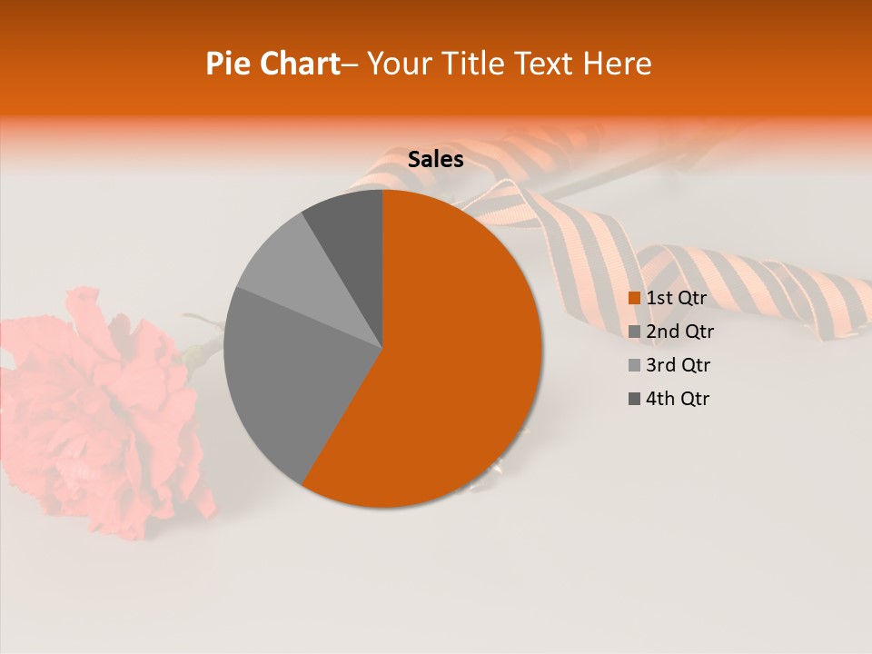 Award History Ribbon PowerPoint Template