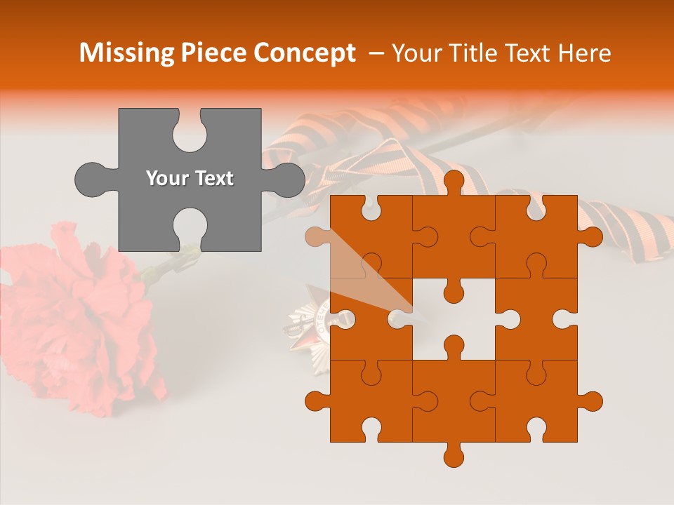 Award History Ribbon PowerPoint Template