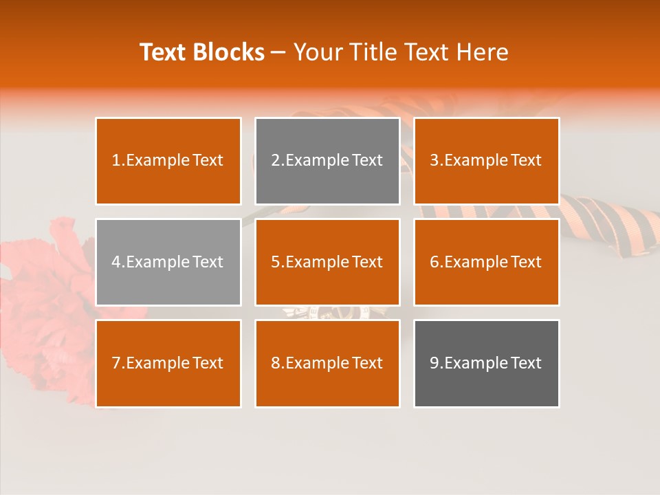Award History Ribbon PowerPoint Template