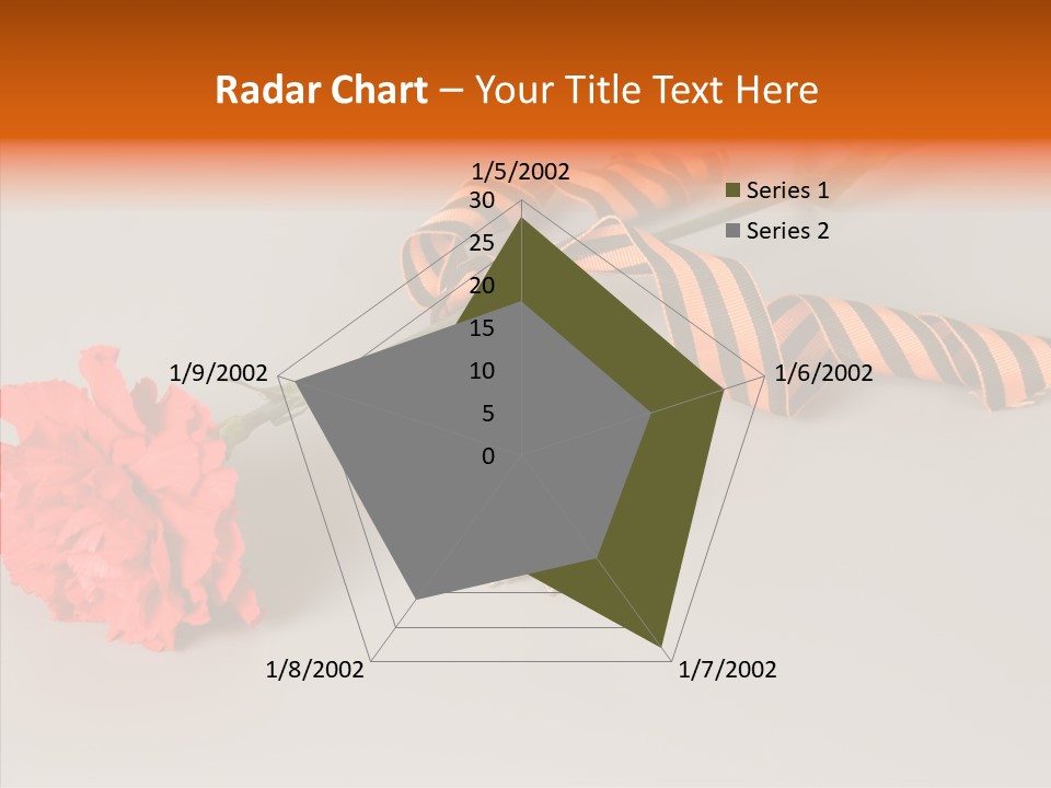 Award History Ribbon PowerPoint Template