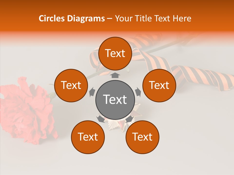 Award History Ribbon PowerPoint Template