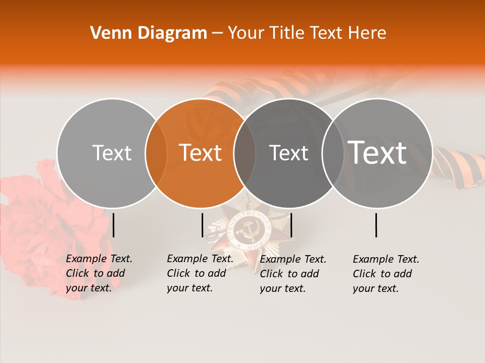 Award History Ribbon PowerPoint Template