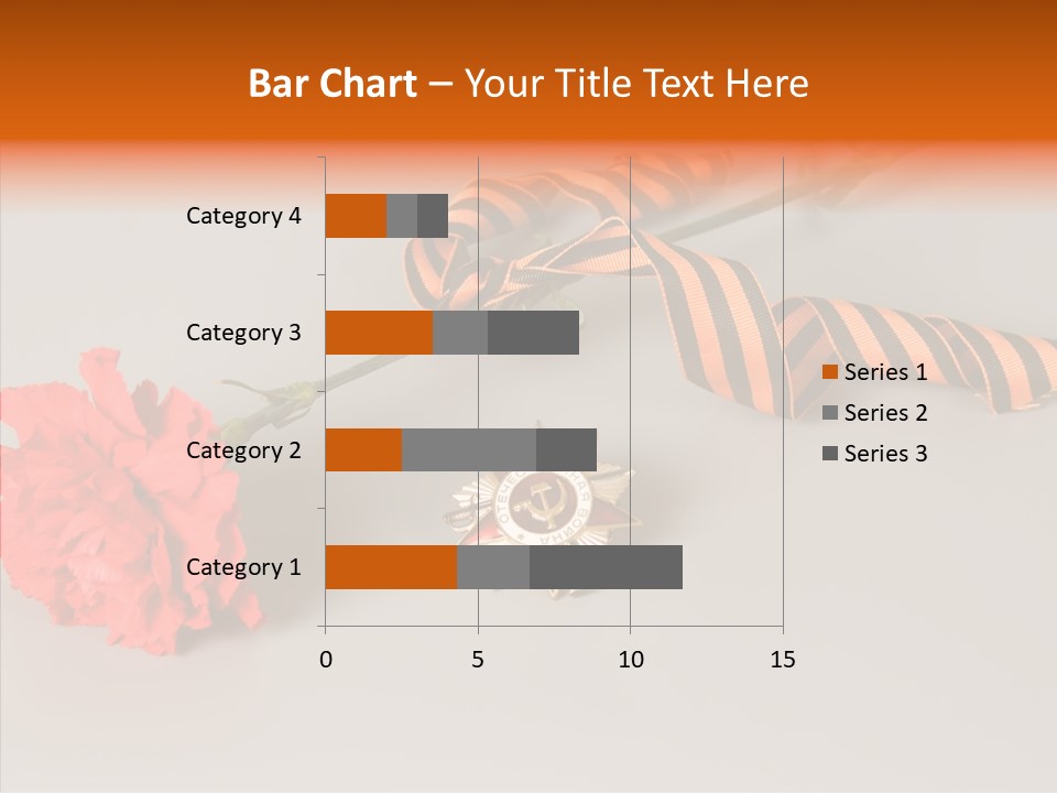 Award History Ribbon PowerPoint Template