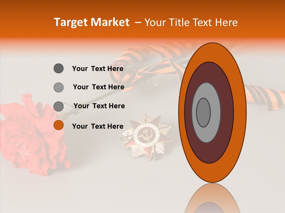 Award History Ribbon PowerPoint Template