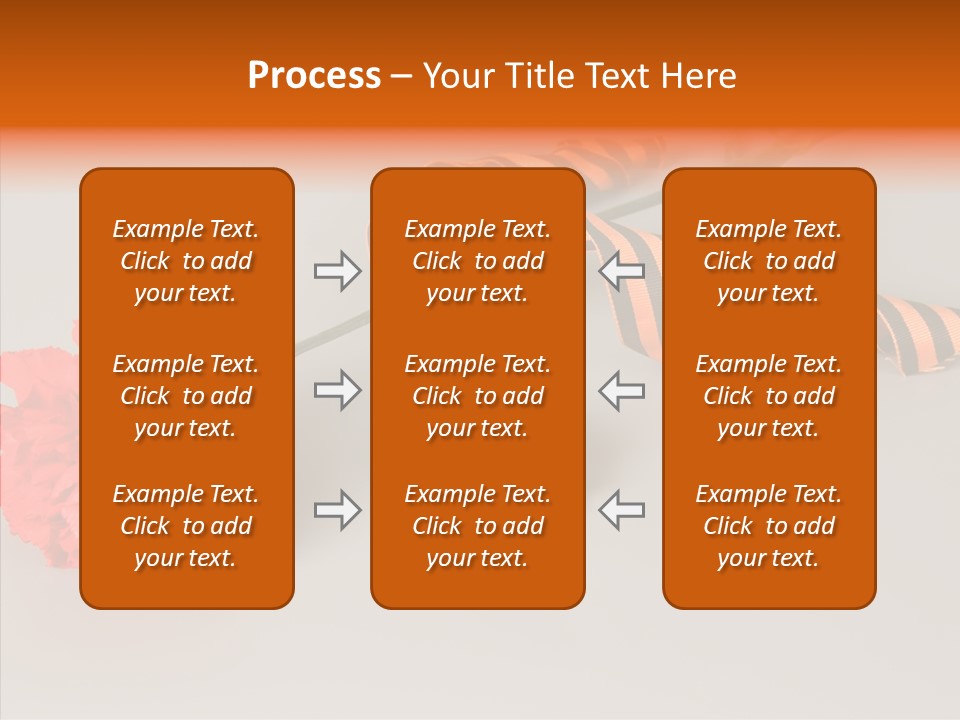 Award History Ribbon PowerPoint Template