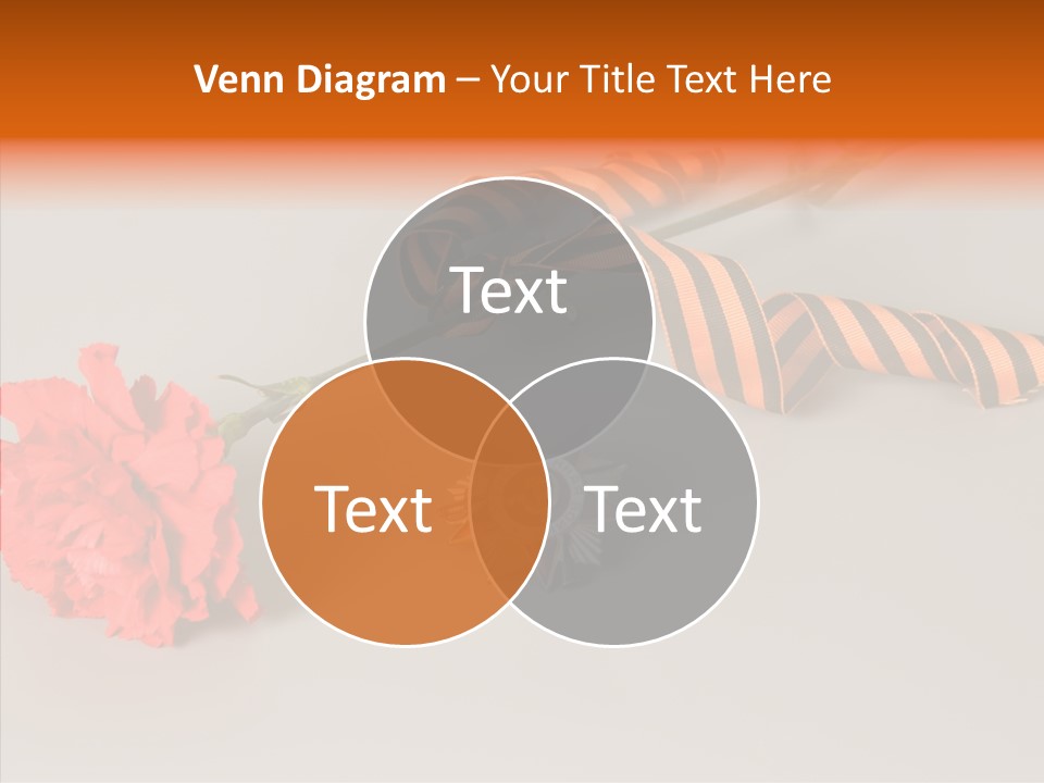 Award History Ribbon PowerPoint Template