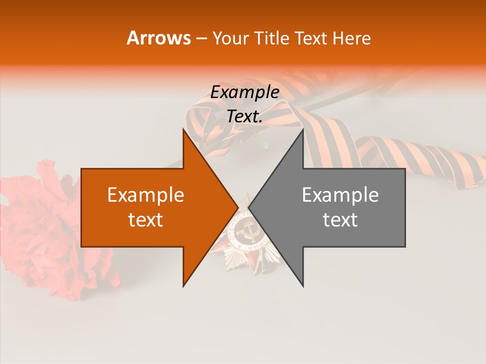 Award History Ribbon PowerPoint Template
