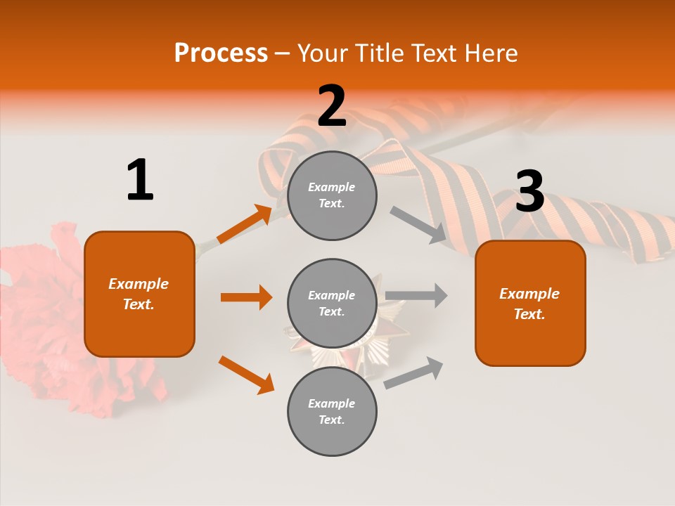 Award History Ribbon PowerPoint Template