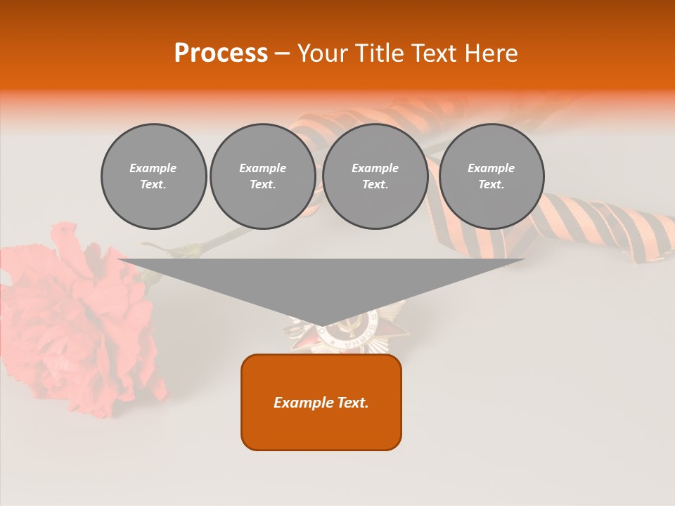 Award History Ribbon PowerPoint Template