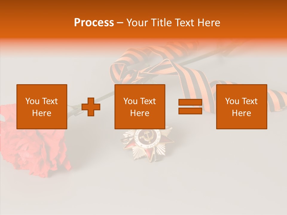 Award History Ribbon PowerPoint Template