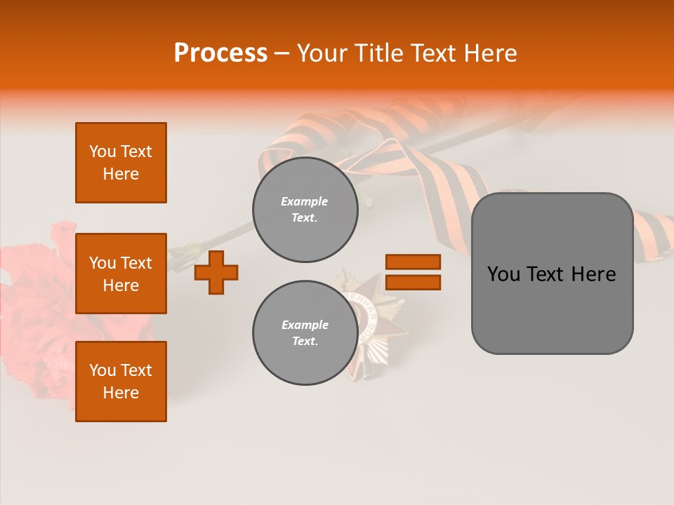 Award History Ribbon PowerPoint Template