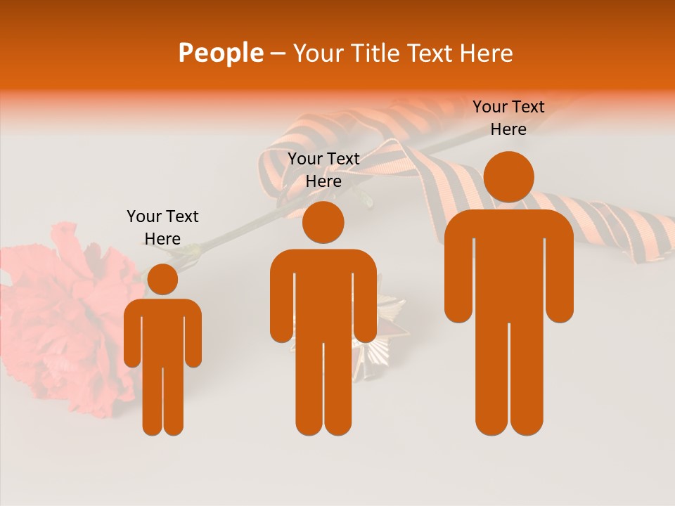 Award History Ribbon PowerPoint Template